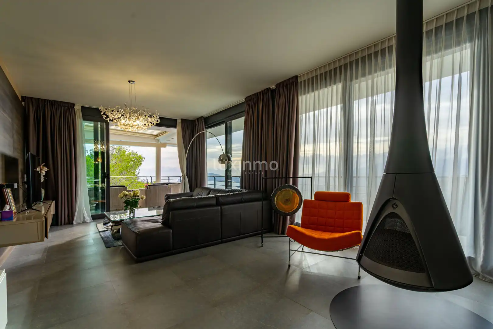 Sala de estar de Casa o chalet en venta en Altea con Aire acondicionado, Calefacción y Jardín privado