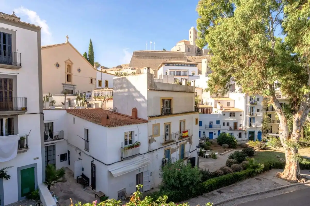 Vista exterior de Casa adosada de alquiler en Eivissa con Aire acondicionado, Calefacción y Amueblado