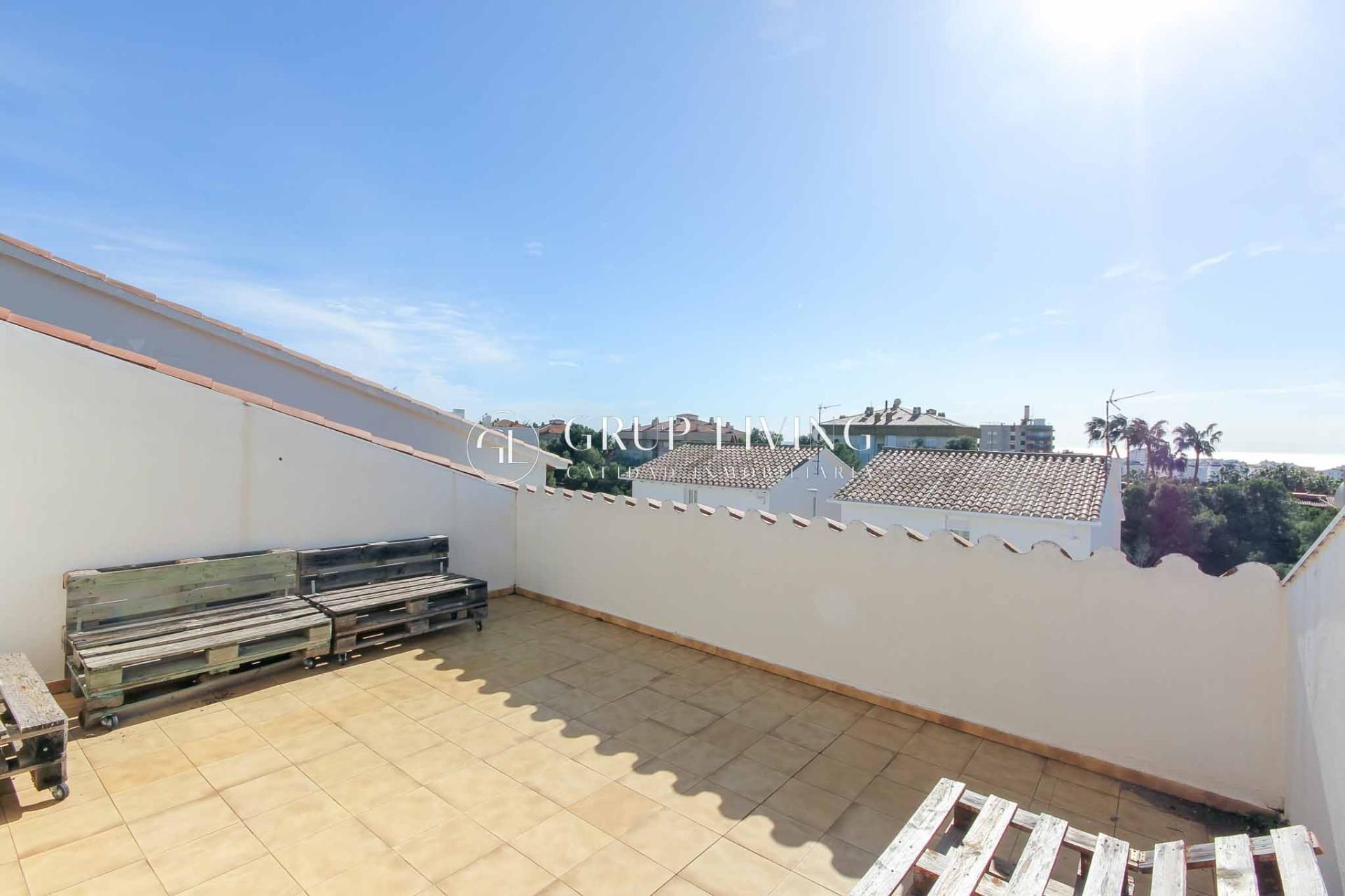 Terrace of Single-family semi-detached for sale in Sitges  with Air Conditioner, Heating and Terrace