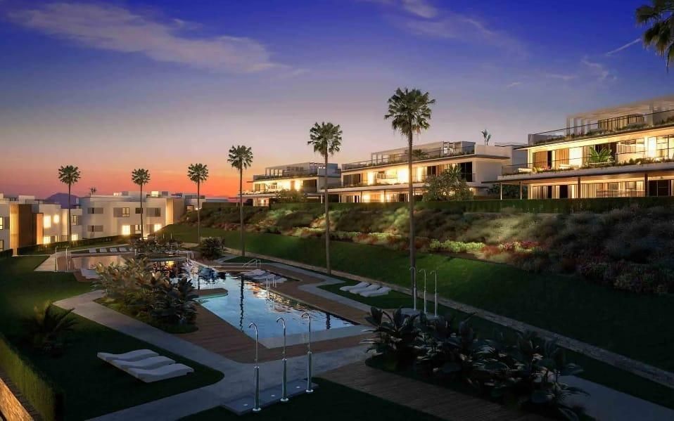 Vista exterior de Apartament en venda en Marbella amb Aire condicionat, Jardí privat i Terrassa