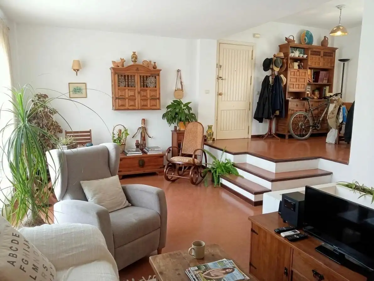 Wohnzimmer von Maisonette zum Verkauf in Torremolinos mit Privatgarten, Terrasse und Gemeinschaftspool