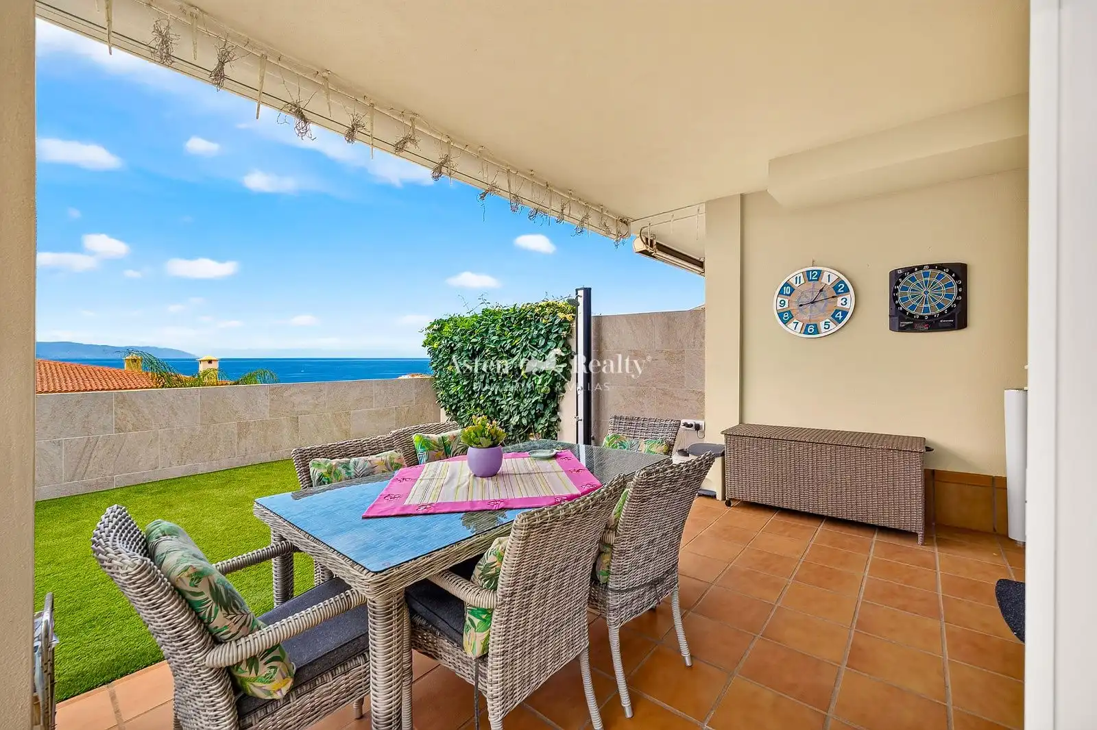Terrace of Detached homes for sale in Santiago del Teide  with Air Conditioner, Private garden and Terrace