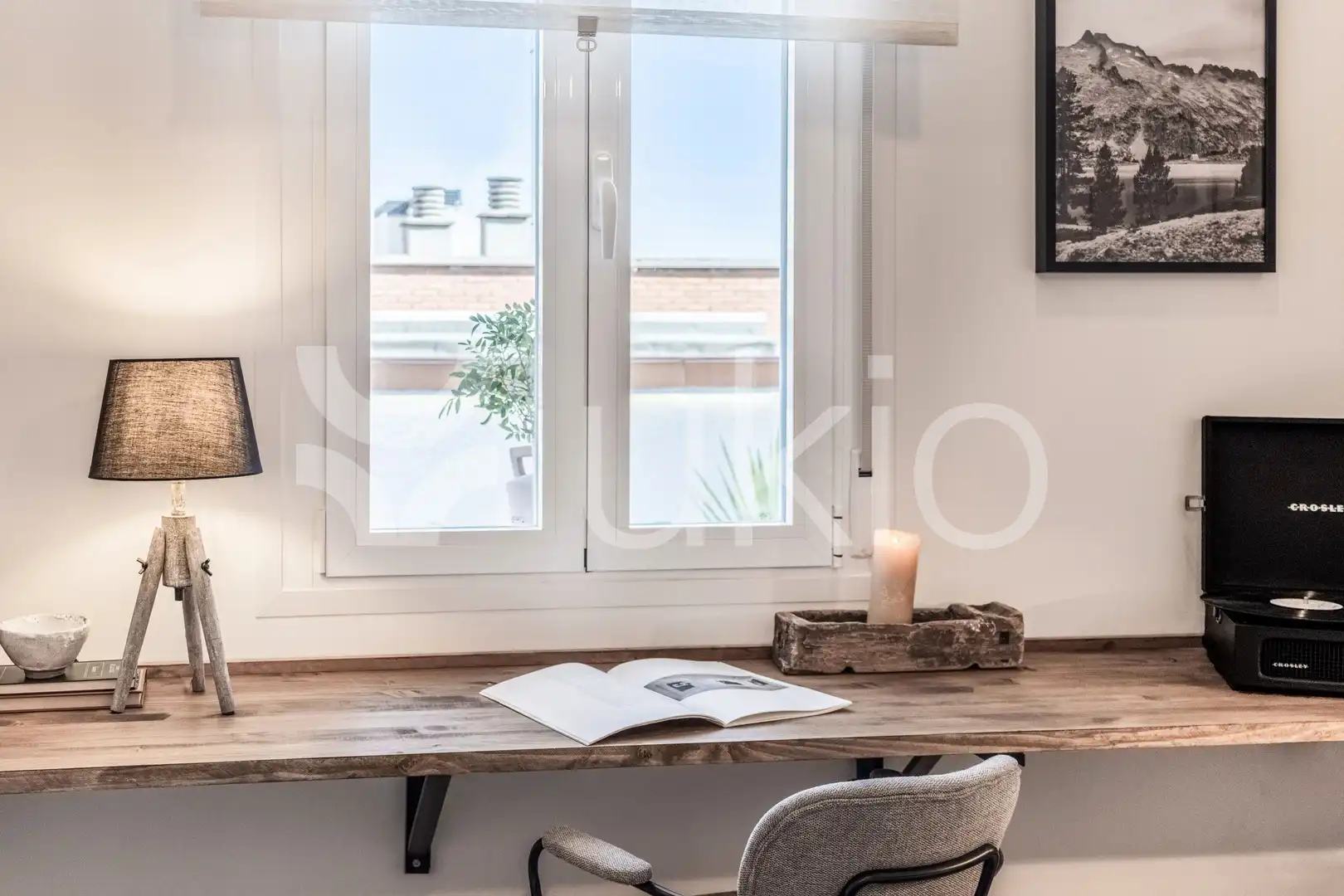 Dormitori de Apartament de lloguer en Madrid amb Terrassa, Moblat i Forn
