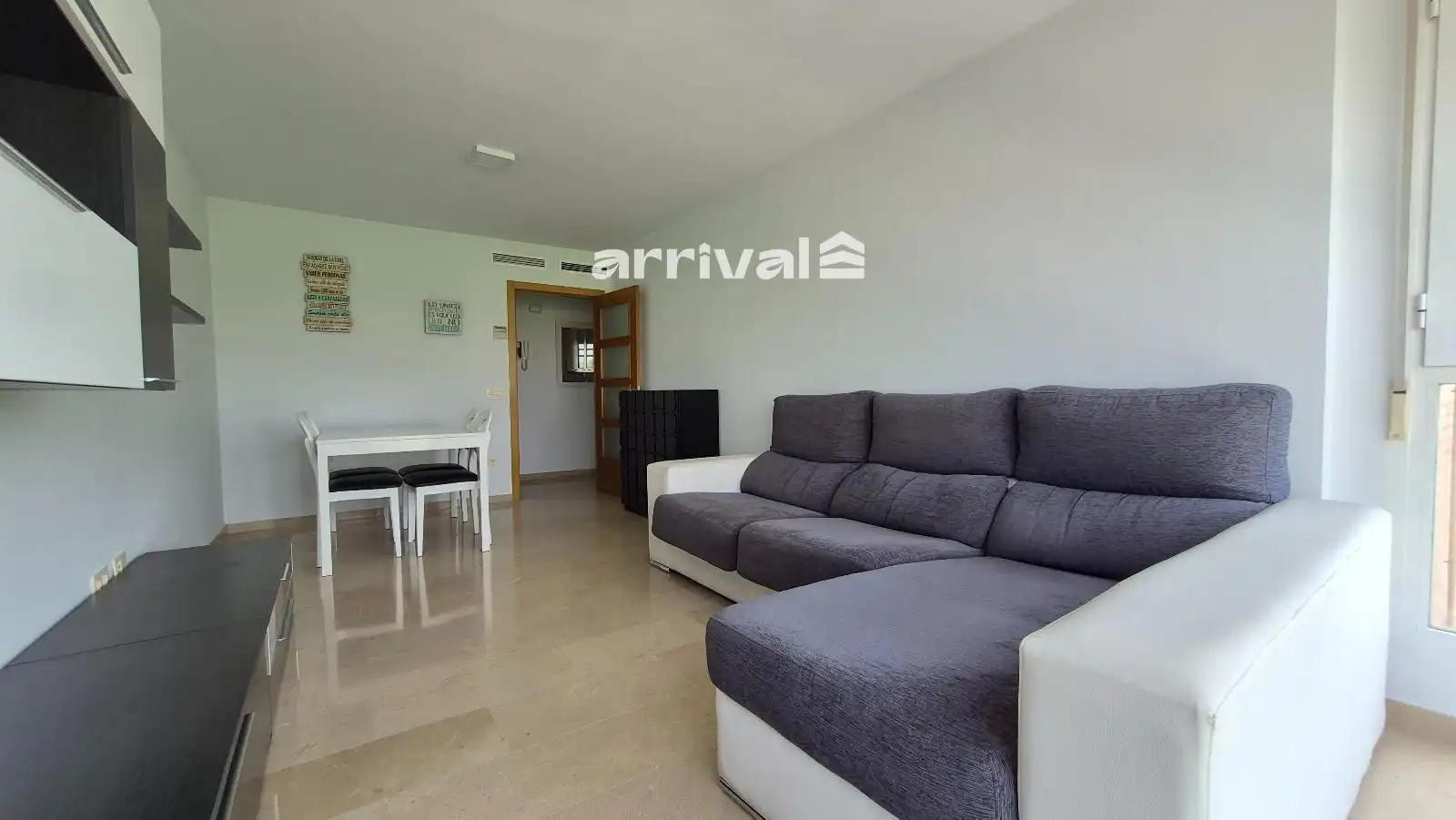 Wohnzimmer von Wohnung zur Miete in Alboraya mit Klimaanlage, Heizung und Terrasse