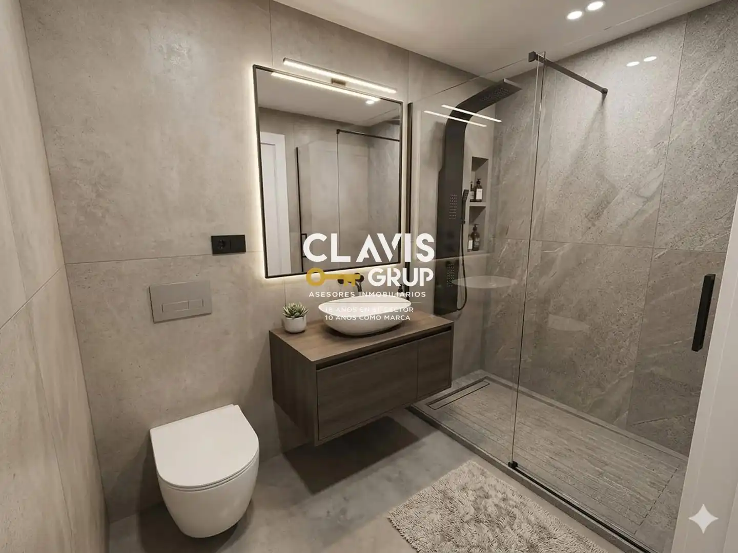 Baño de Piso en venta en Barcelona con Calefacción, Terraza y Amueblado