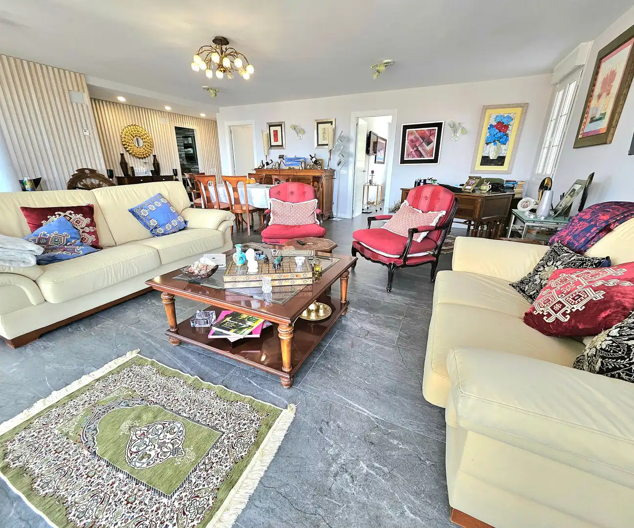 Sala de estar de Casa o chalet en venta en Limpias con Jardín privado, Terraza y Trastero
