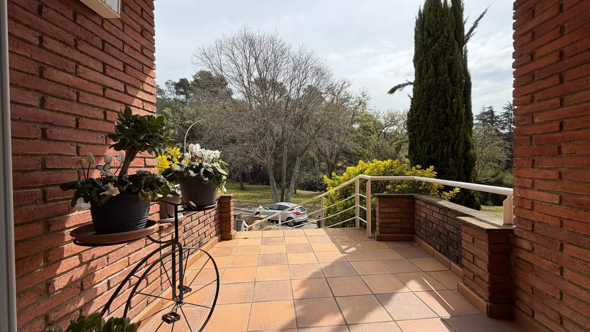 Terraza de Casa o chalet en venta en Vallromanes con Calefacción, Terraza y Piscina