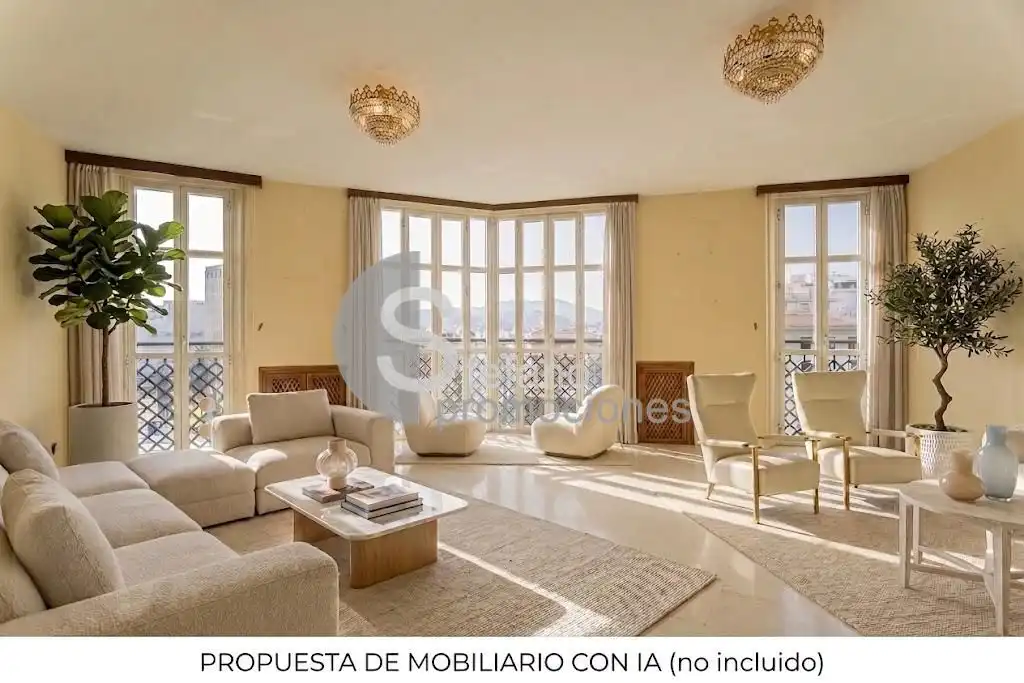 Living room of Flat for sale in Málaga  with Heating