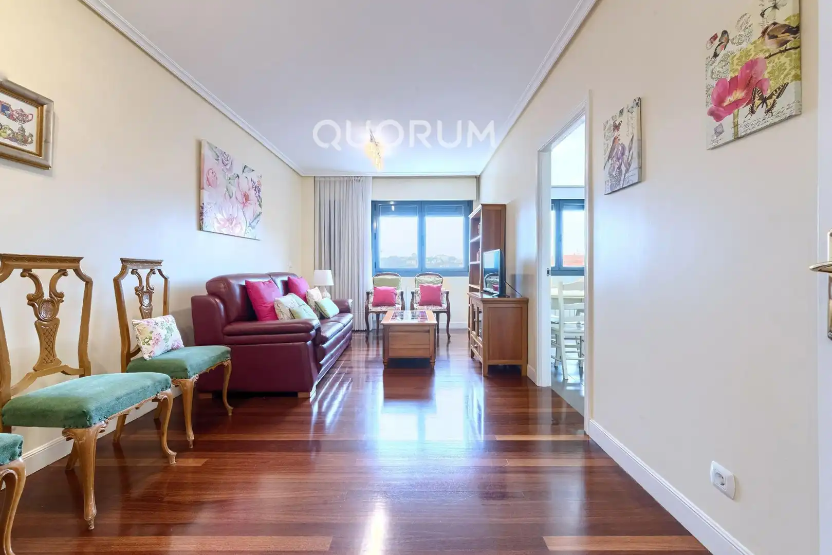 Sala de estar de Piso en venta en Barakaldo  con Calefacción, Trastero y Amueblado