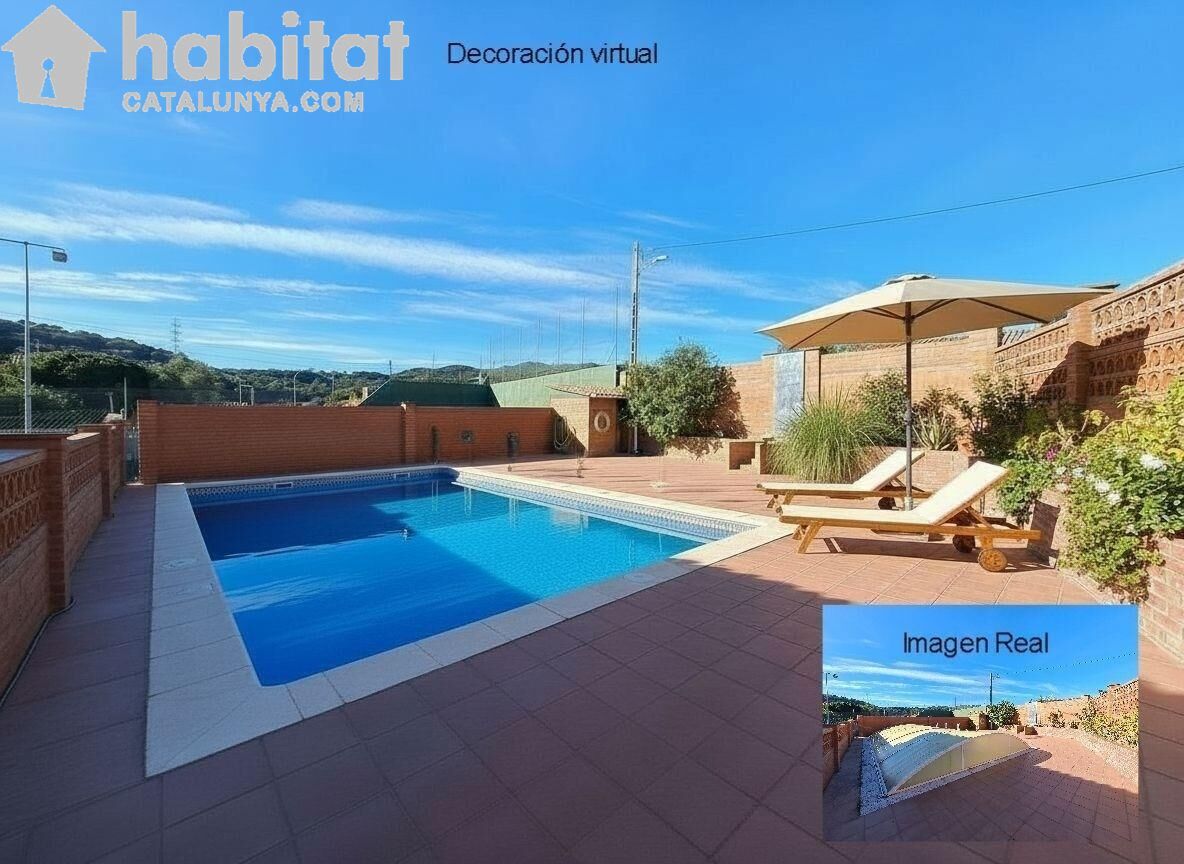 Swimming pool of House or chalet for sale in Piera  with Heating, Private garden and Terrace