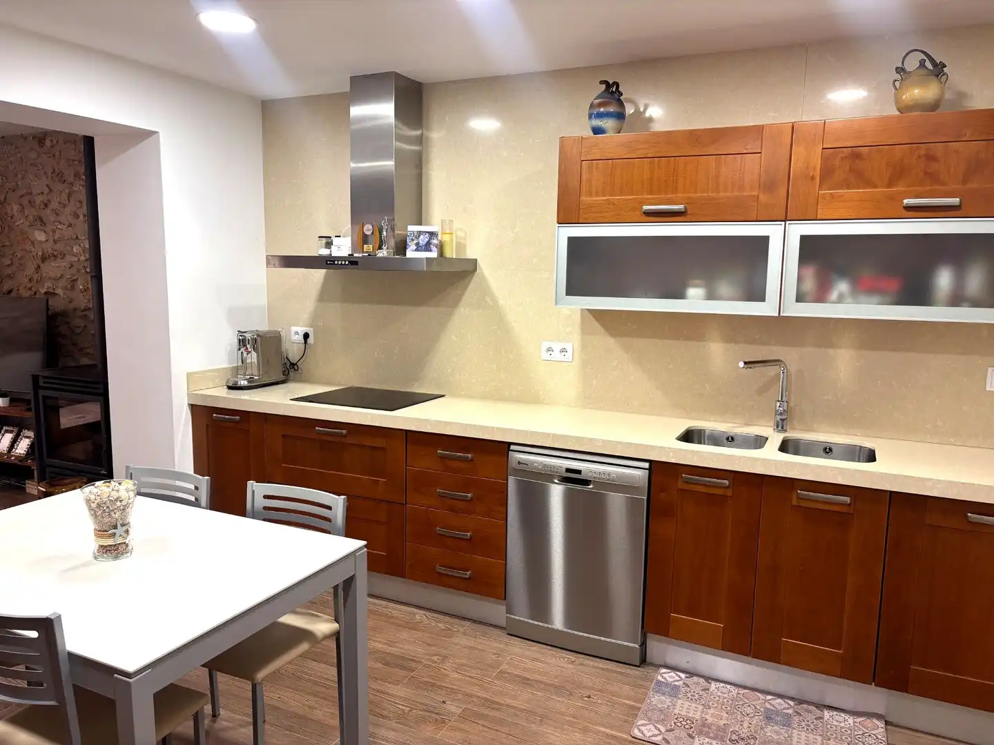 Cocina de Casa adosada en venta en Alcanar con Aire acondicionado, Terraza y Amueblado