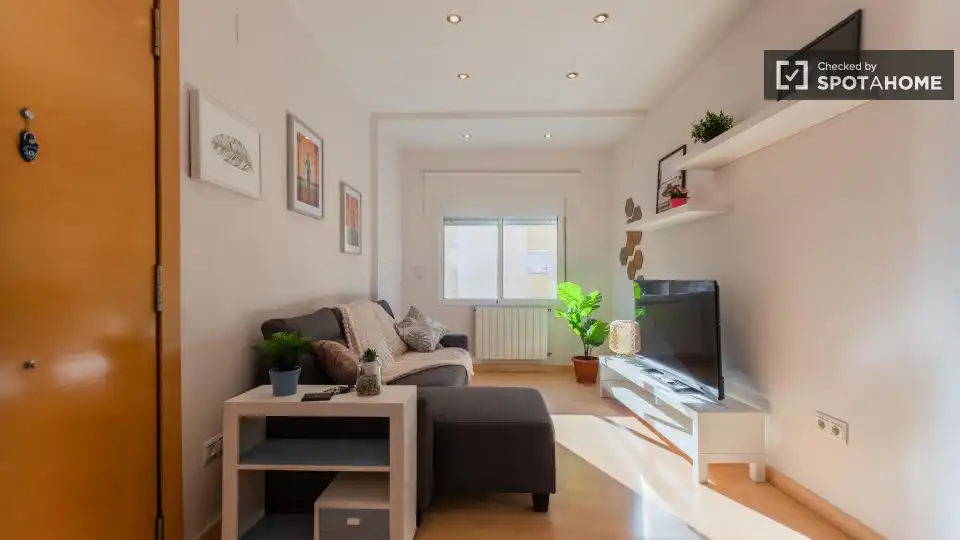 Sala de estar de Piso de alquiler en Valencia con Aire acondicionado, Calefacción y Amueblado