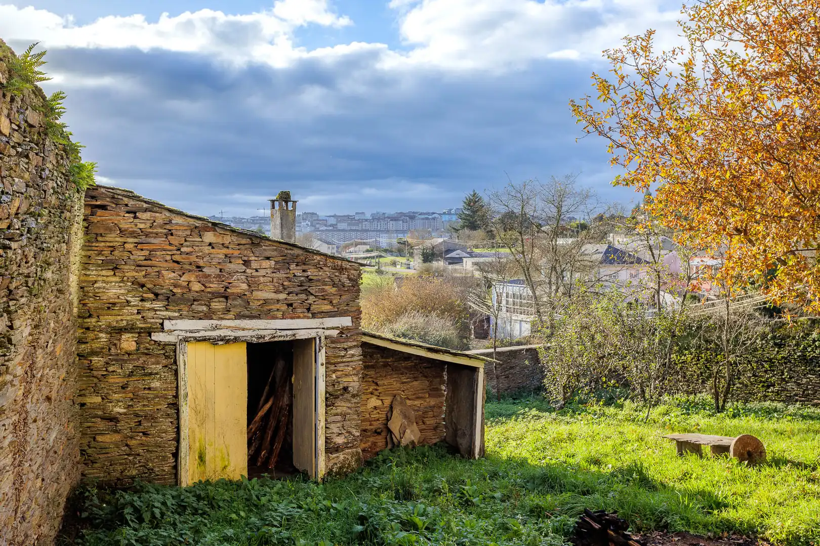 Vista exterior de Casa o chalet en venta en Lugo con Jardín privado, Terraza y Amueblado