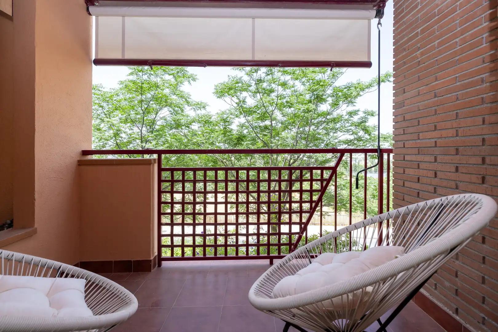 Terraza de Piso de alquiler en Granada con Calefacción, Parquet y Terraza