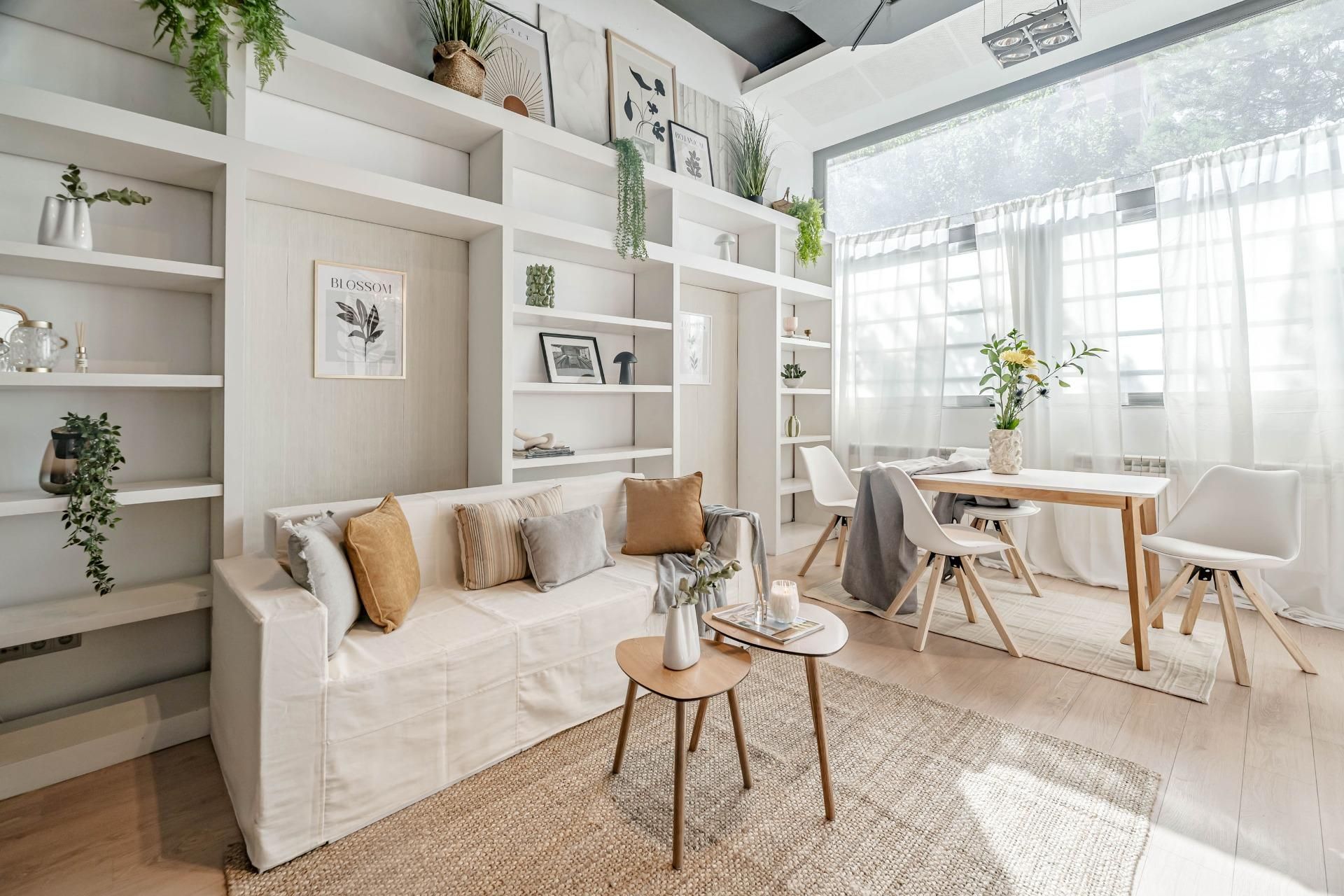 Sala d'estar de Loft en venda en  Madrid Capital amb Aire condicionat