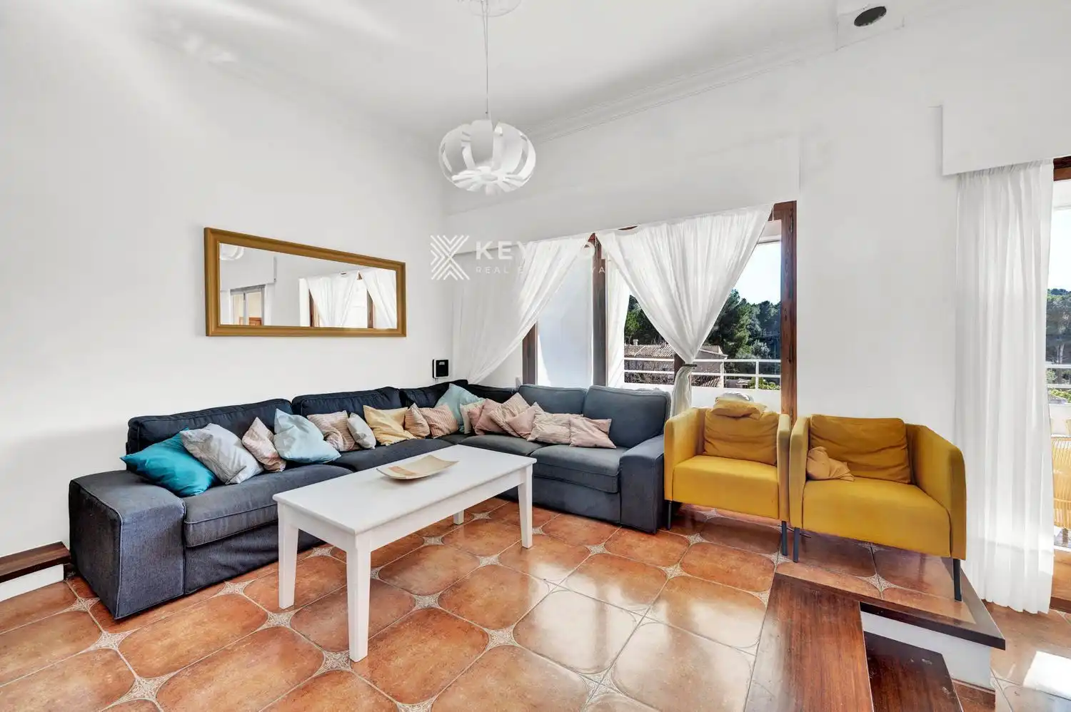 Sala d'estar de Casa o xalet en venda en Calvià amb Terrassa, Traster i Piscina