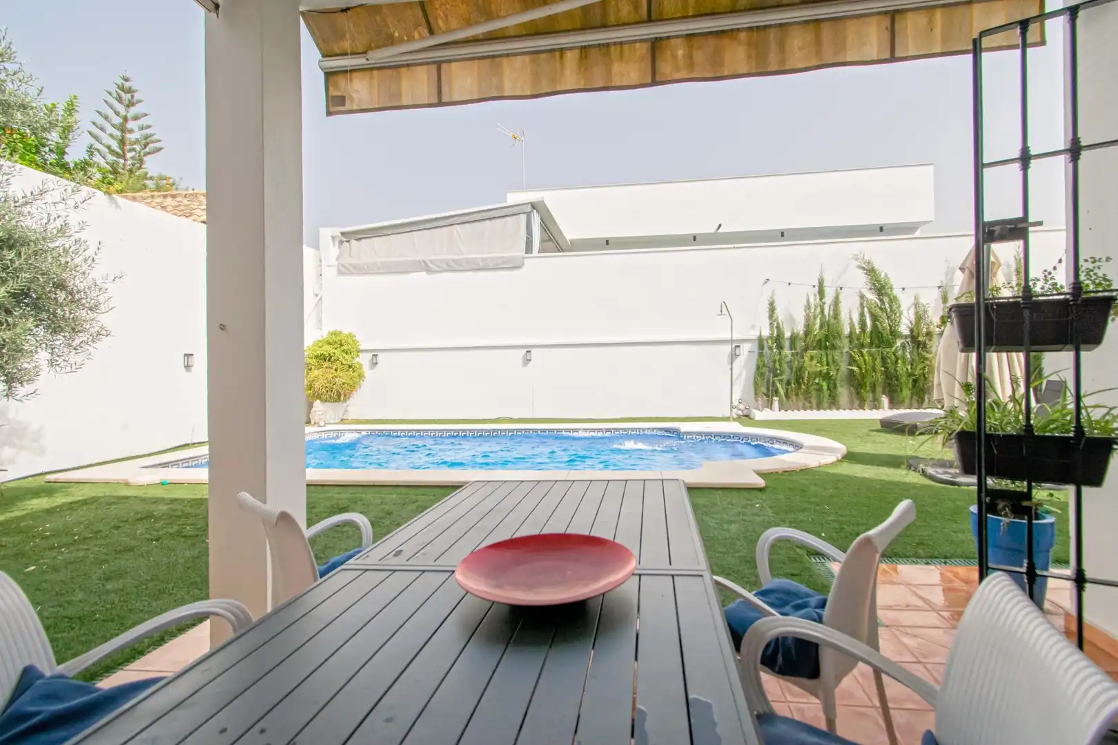 Terrassa de Casa o xalet en venda en Burguillos amb Aire condicionat, Jardí privat i Terrassa