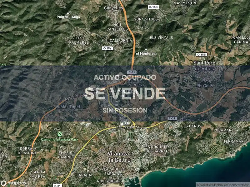 Vista exterior de Piso en venta en Vilanova i la Geltrú