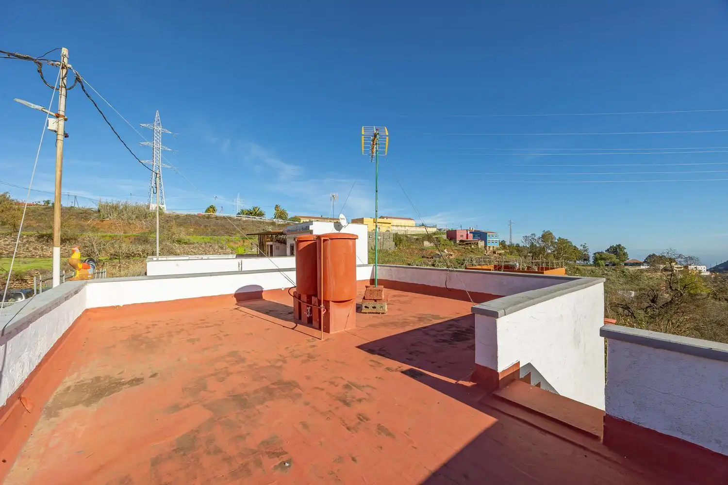 Terrassa de Casa o xalet en venda en Vega de San Mateo amb Jardí privat i Terrassa
