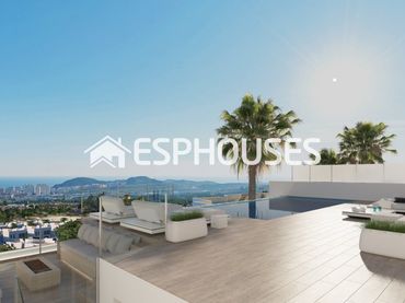 Chalet con balcón en venta en Balcón de Finestrat - Terra Marina
