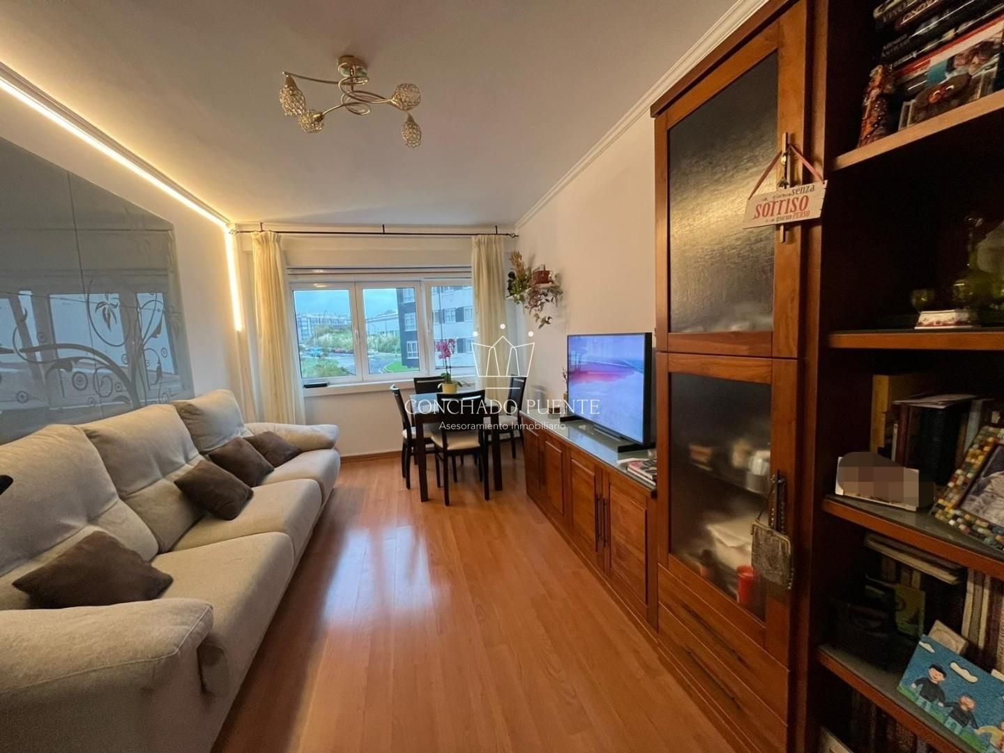 Sala d'estar de Pis en venda en A Coruña Capital 