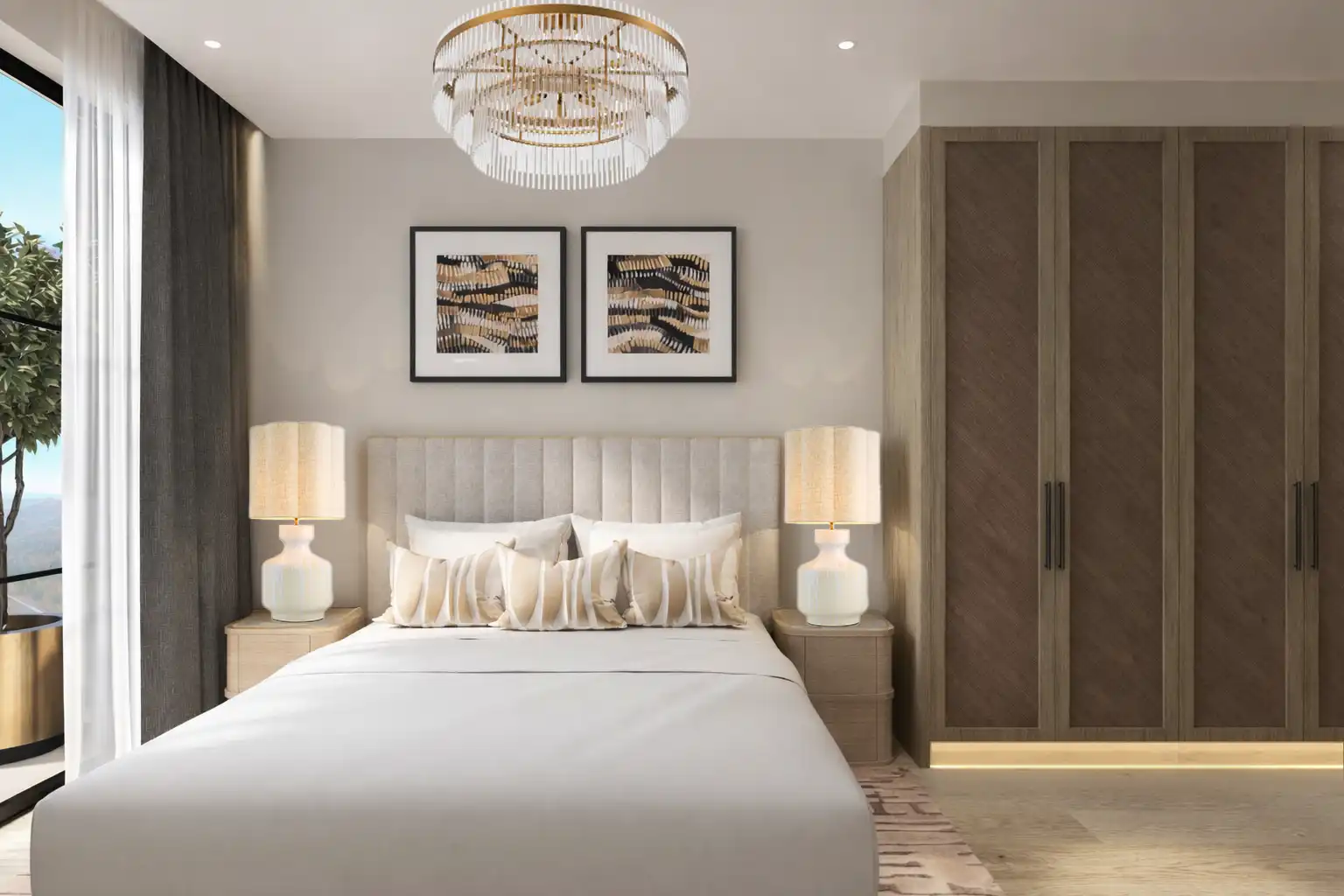 Bedroom of Apartments for sale in Guaro  with Air Conditioner, Terrace and Swimming Pool
