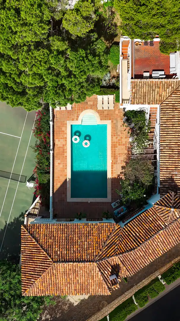 Piscina de Casa o xalet en venda en Mijas amb Aire condicionat, Jardí privat i Terrassa