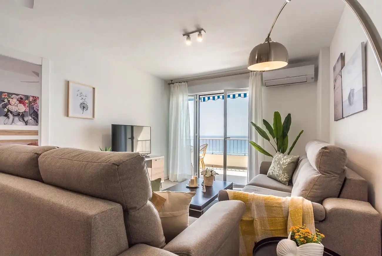 Living room of Apartments for rent in Almuñécar  with Air Conditioner, Heating and Terrace