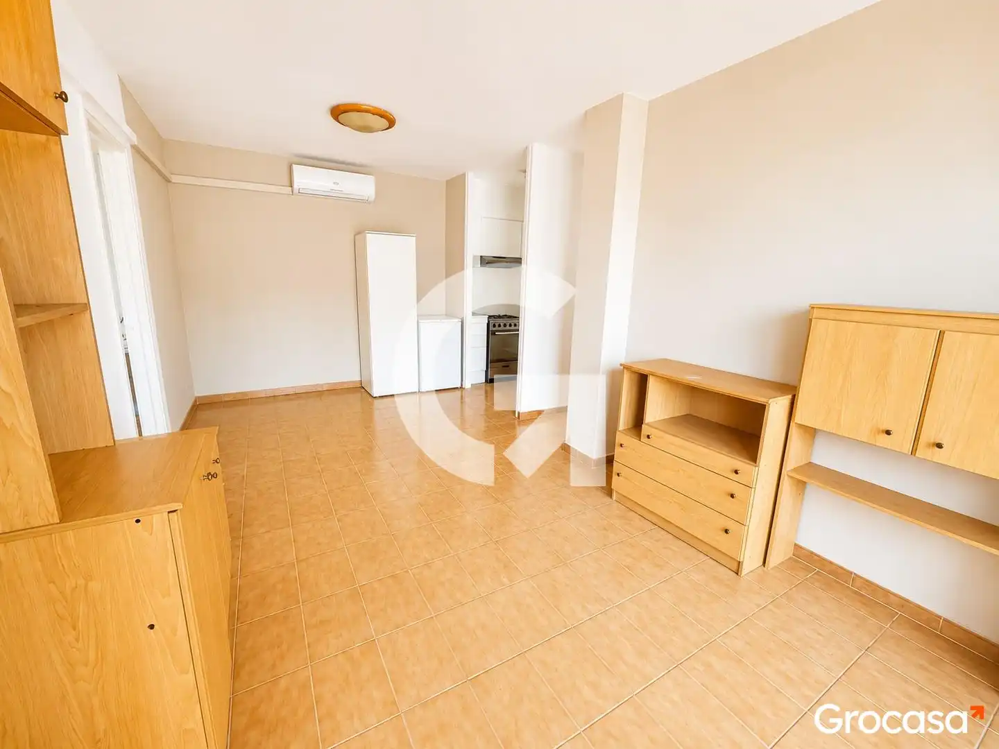 Küche von Wohnung zum Verkauf in Cubelles mit Klimaanlage, Heizung und Ofen