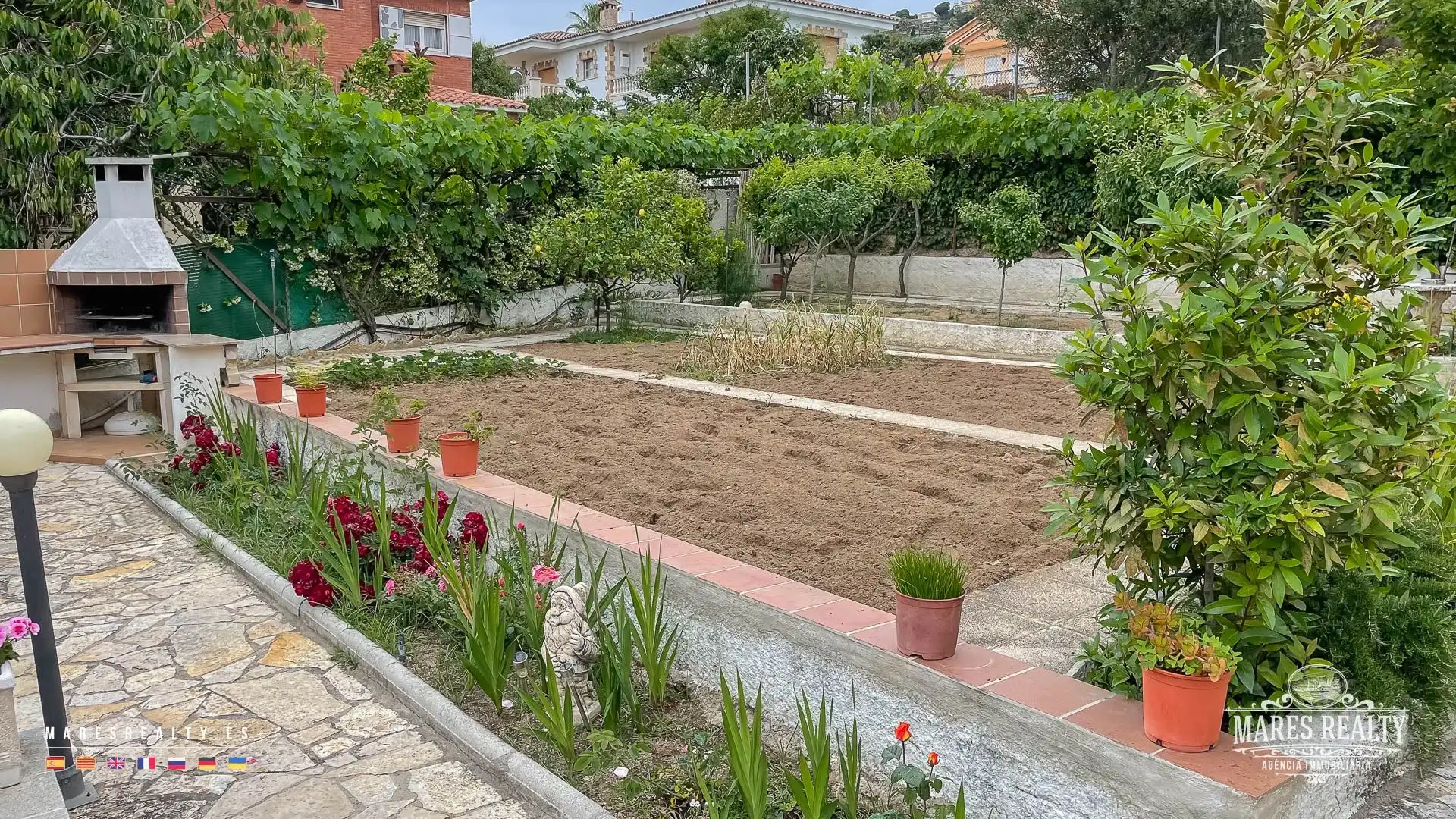 Jardí de Casa o xalet en venda en Lloret de Mar amb Calefacció, Jardí privat i Terrassa