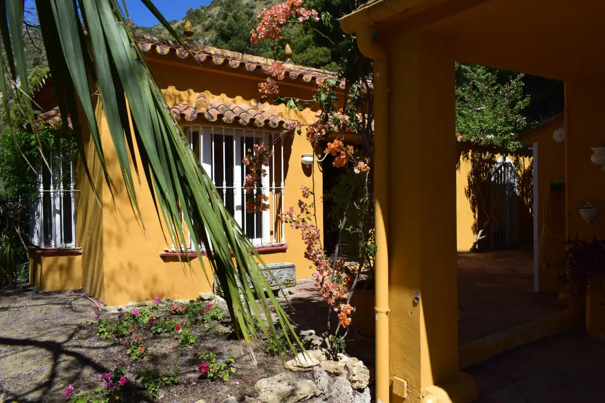 Jardín de Casa o chalet en venta en Ojén con Aire acondicionado, Terraza y Amueblado