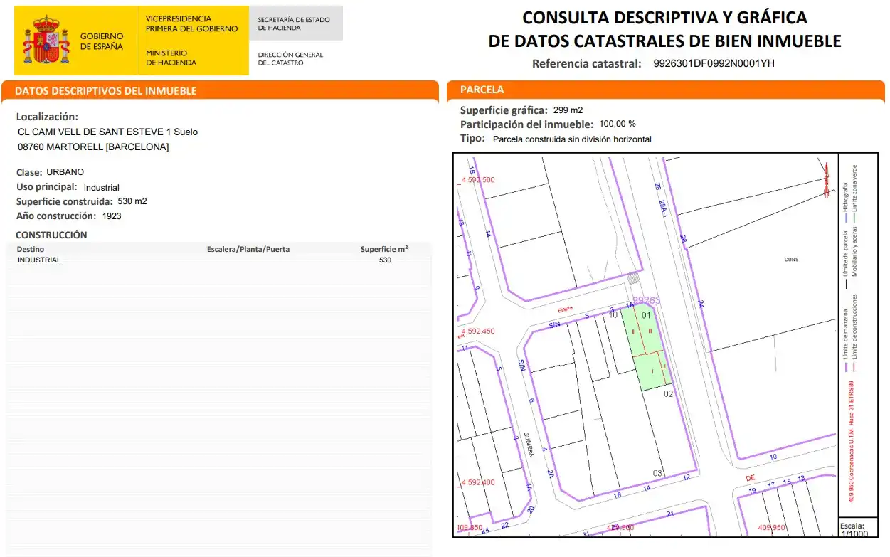 Residencial en venta en Carrer del Camí Vell de Sant Esteve, 1, Martorell