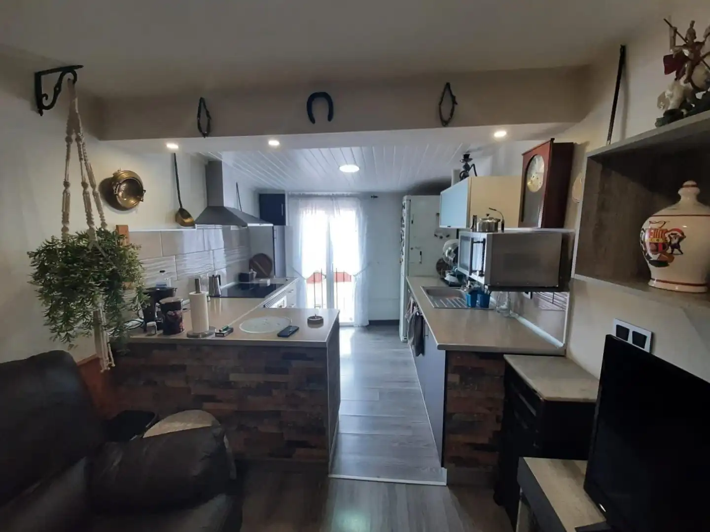 Kitchen of Flat for sale in Berga  with Furnished and Balcony