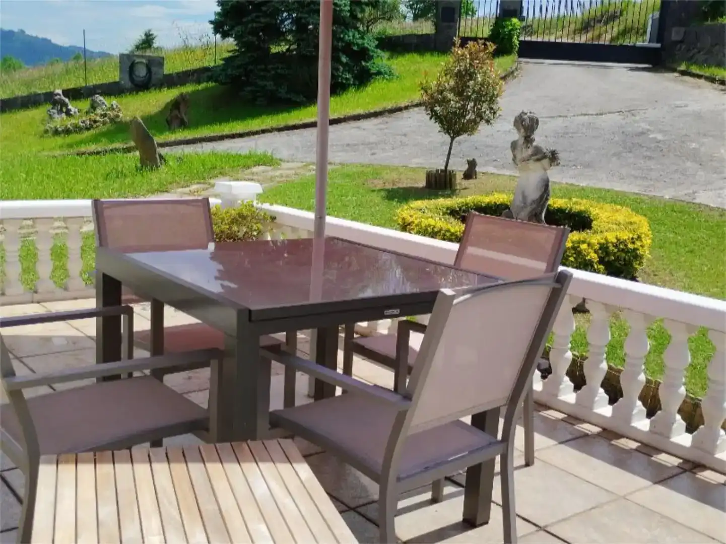 Terraza de Piso en venta en Hernialde con Jardín privado, Parquet y Trastero