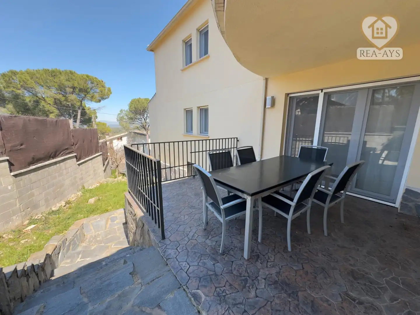 Terrassa de Casa o xalet en venda en Mediona amb Calefacció, Jardí privat i Terrassa