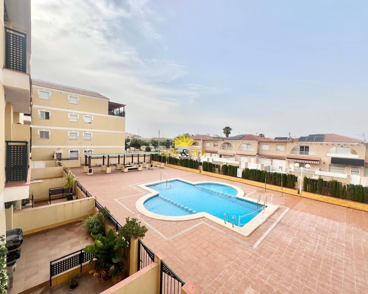 Swimming pool of House or chalet to rent in Cartagena  with Air Conditioner, Heating and Swimming Pool