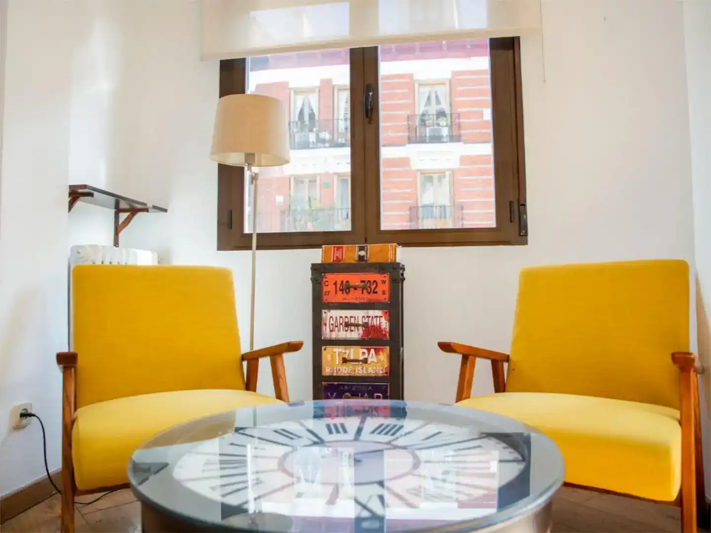 Sala d'estar de Loft de lloguer en Madrid amb Aire condicionat, Parquet i Traster