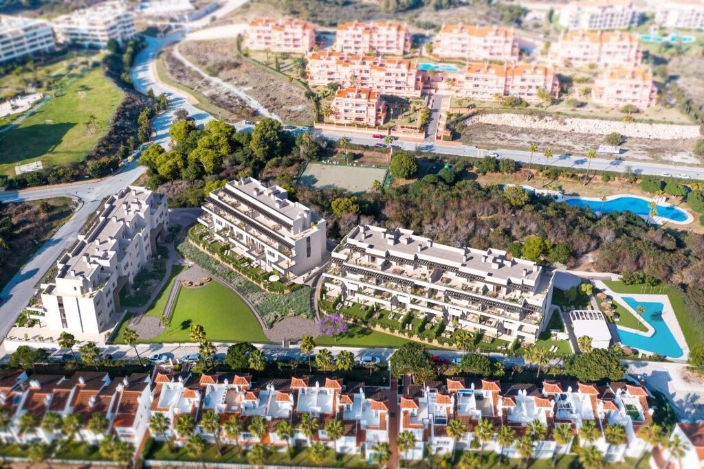 Vista exterior de Apartament en venda en Mijas amb Jardí privat, Terrassa i Traster