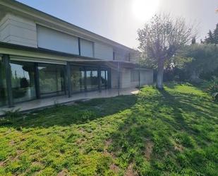 Exterior view of Single-family semi-detached for sale in Alella  with Private garden