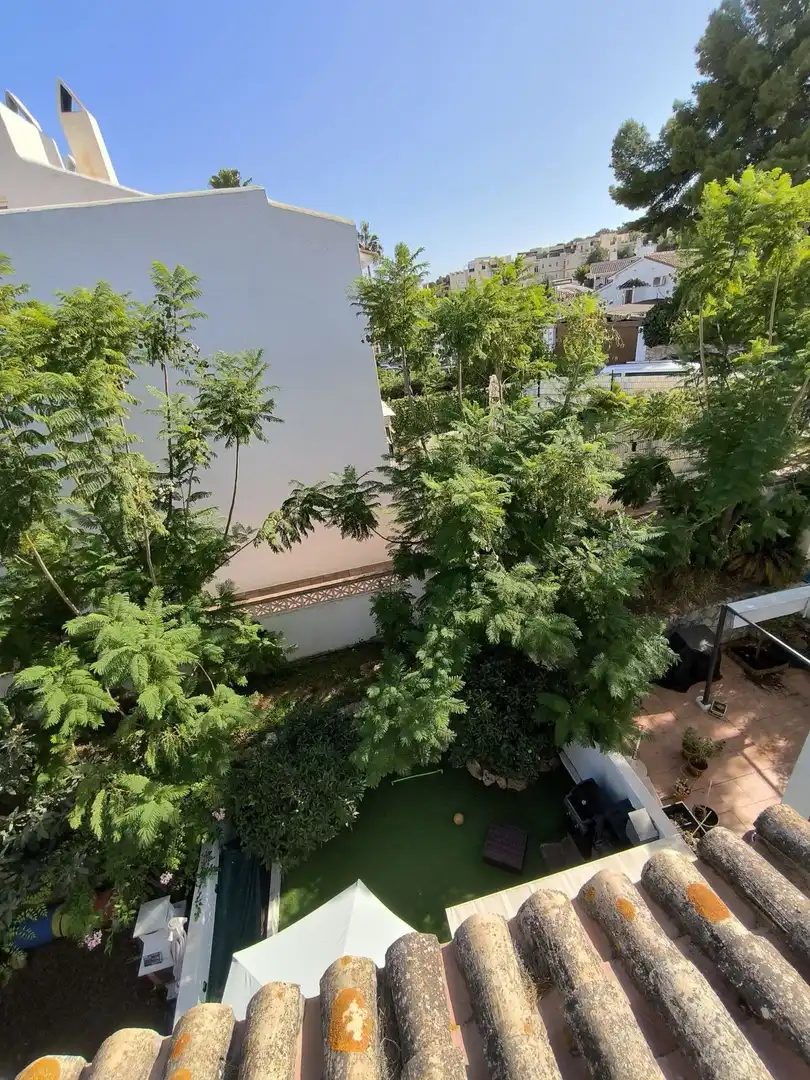 Terrassa de Casa adosada en venda en Mijas amb Aire condicionat, Terrassa i Piscina