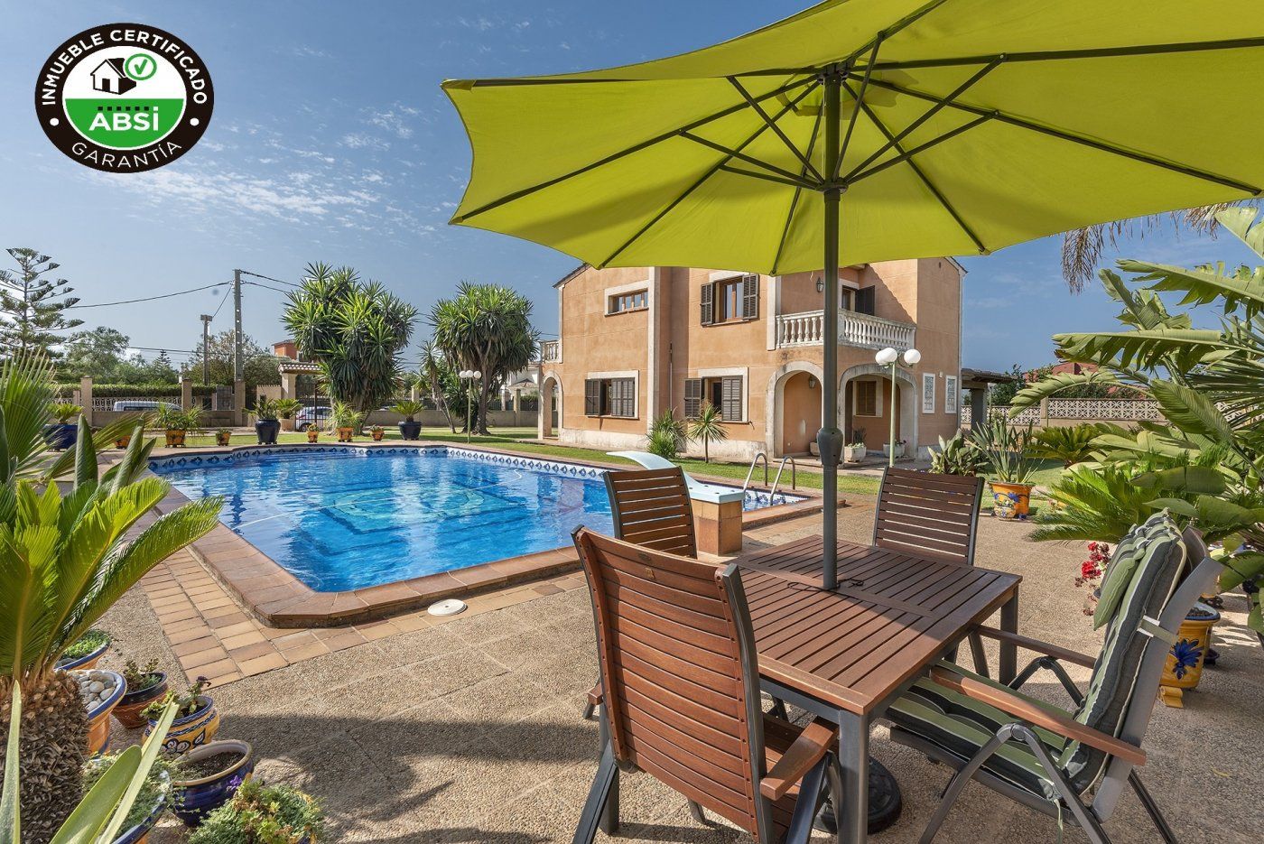 Piscina de Casa o xalet en venda en Marratxí amb Aire condicionat, Jardí privat i Terrassa