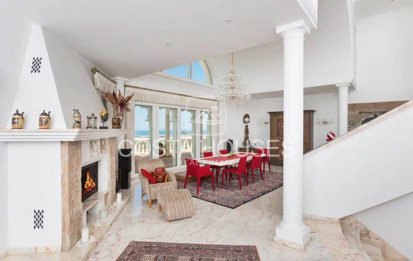 Dining room of Houses for sale in Dénia  with Air Conditioner, Private garden and Terrace