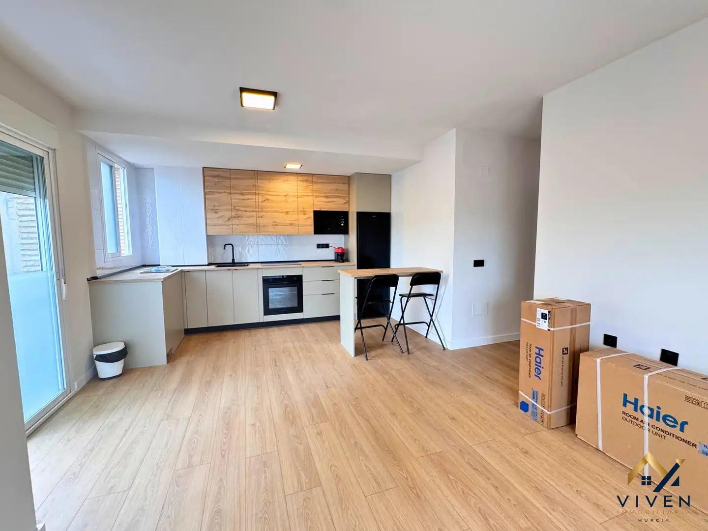 Kitchen of Flat for rent in Murcia  with Air Conditioner, Heating and Parquet flooring