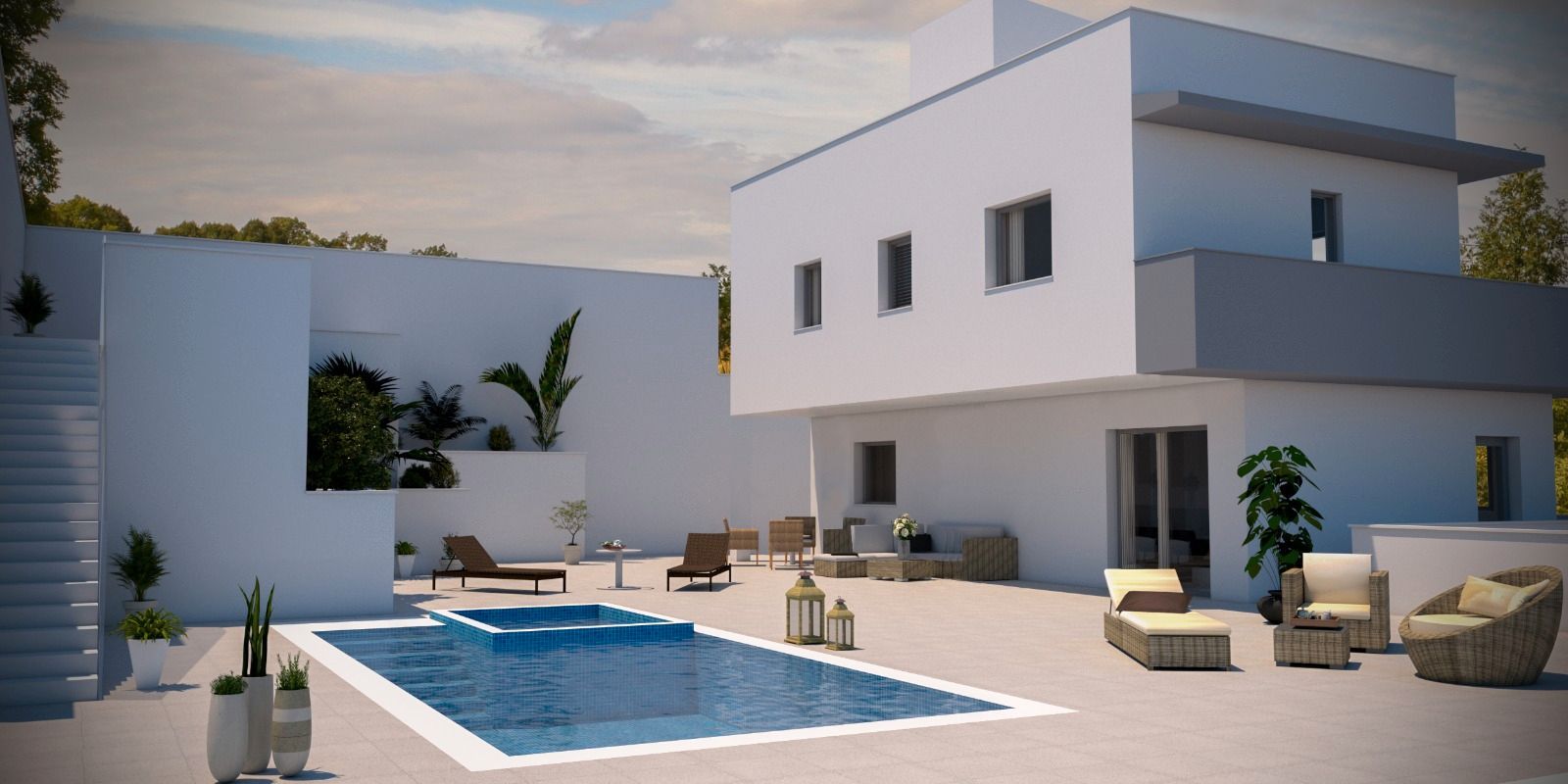 Swimming pool of Residential for sale in Benalmádena