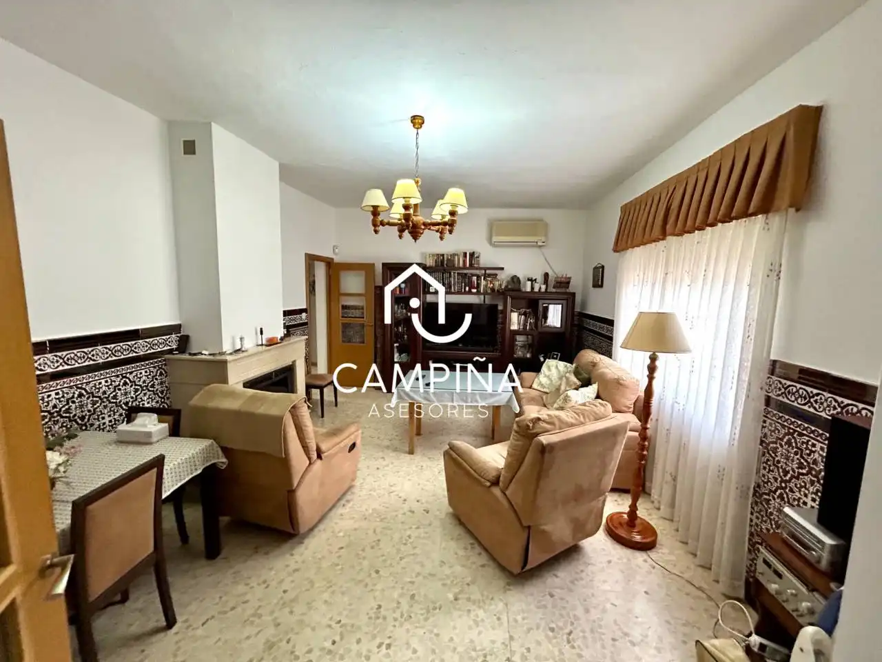 Sala d'estar de Finca rústica en venda en Beas amb Aire condicionat, Jardí privat i Terrassa
