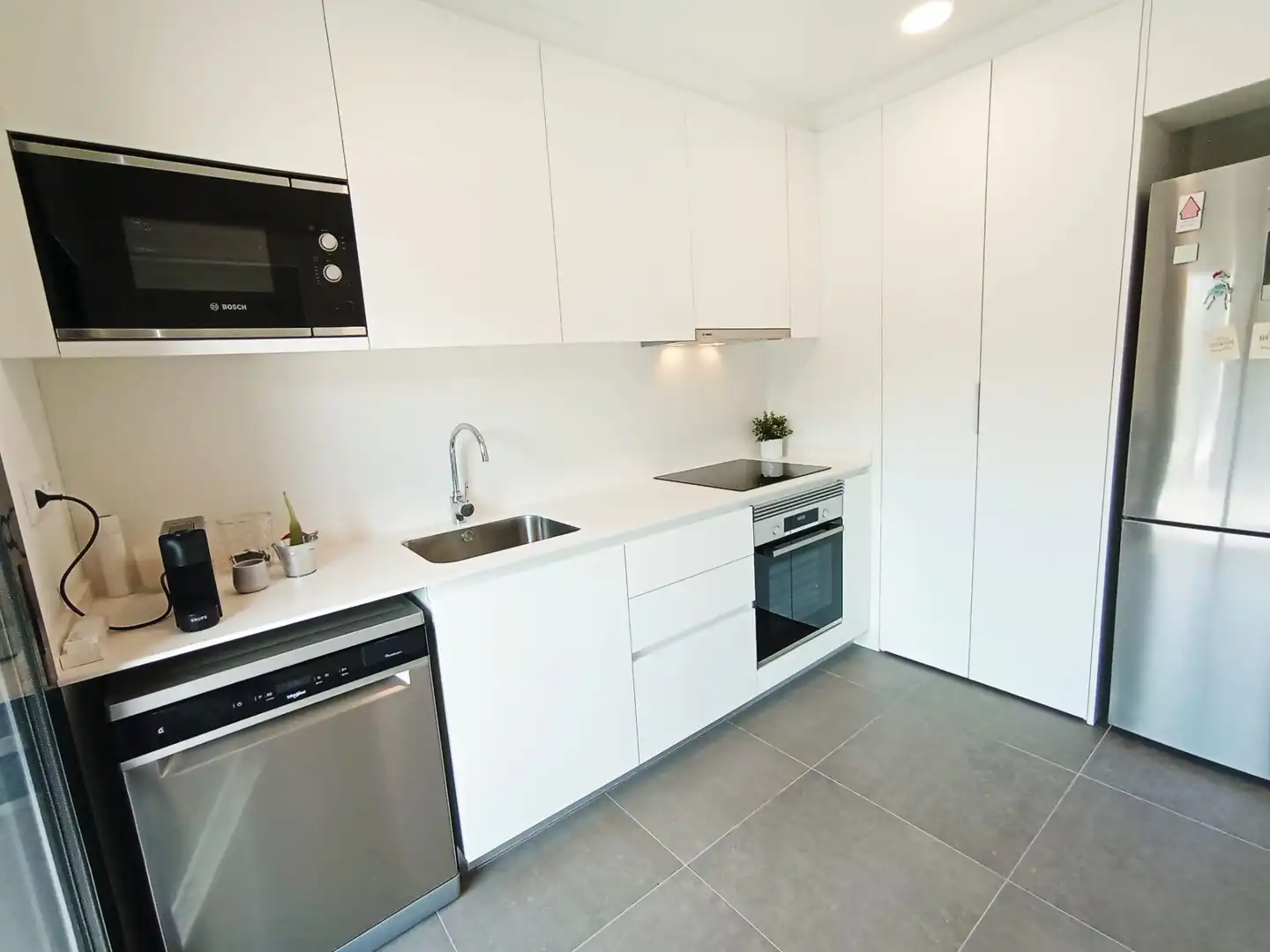 Kitchen of Flat for rent in Terrassa  with Air Conditioner, Heating and Terrace