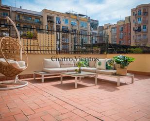 Terrace of Flat to rent in  Barcelona Capital  with Air Conditioner, Heating and Parquet flooring