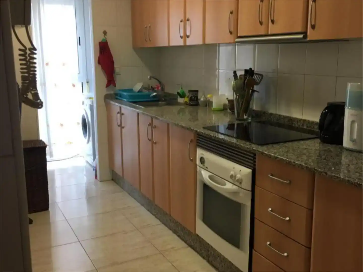 Cuina de Pis de lloguer en  Murcia Capital amb Aire condicionat i Balcó