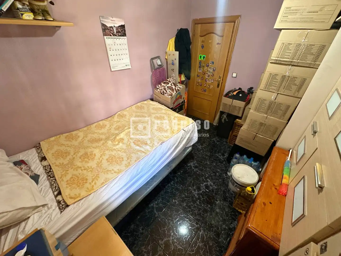 Schlafzimmer von Wohnung zum Verkauf in Madrid mit Heizung und Möbliert