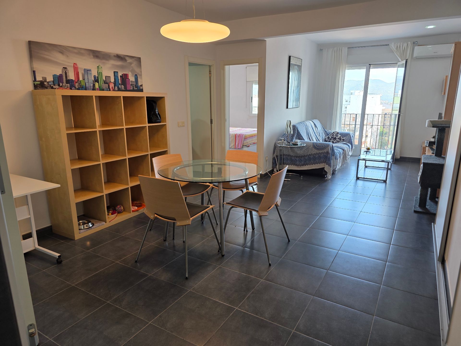 Dining room of Flat for sale in Castellón de la Plana / Castelló de la Plana  with Air Conditioner, Terrace and Balcony
